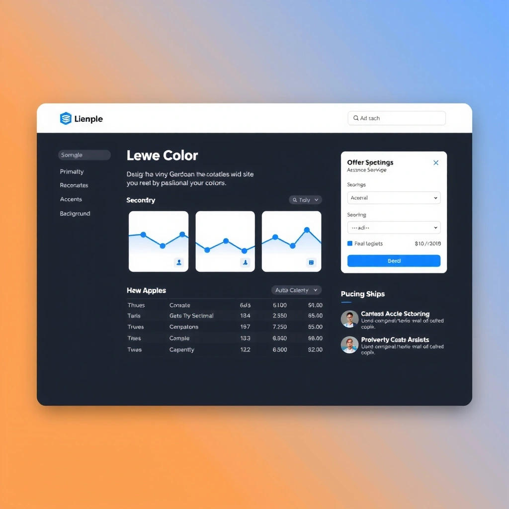 Modern minimalist web design showcasing clean corporate aesthetics
